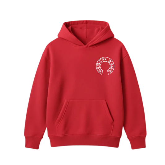 BLACKLIST OG RED OVERSIZED HOODIE