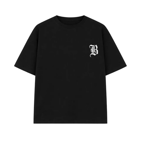 Amex Rolex Relax Black Oversized T-Shirt