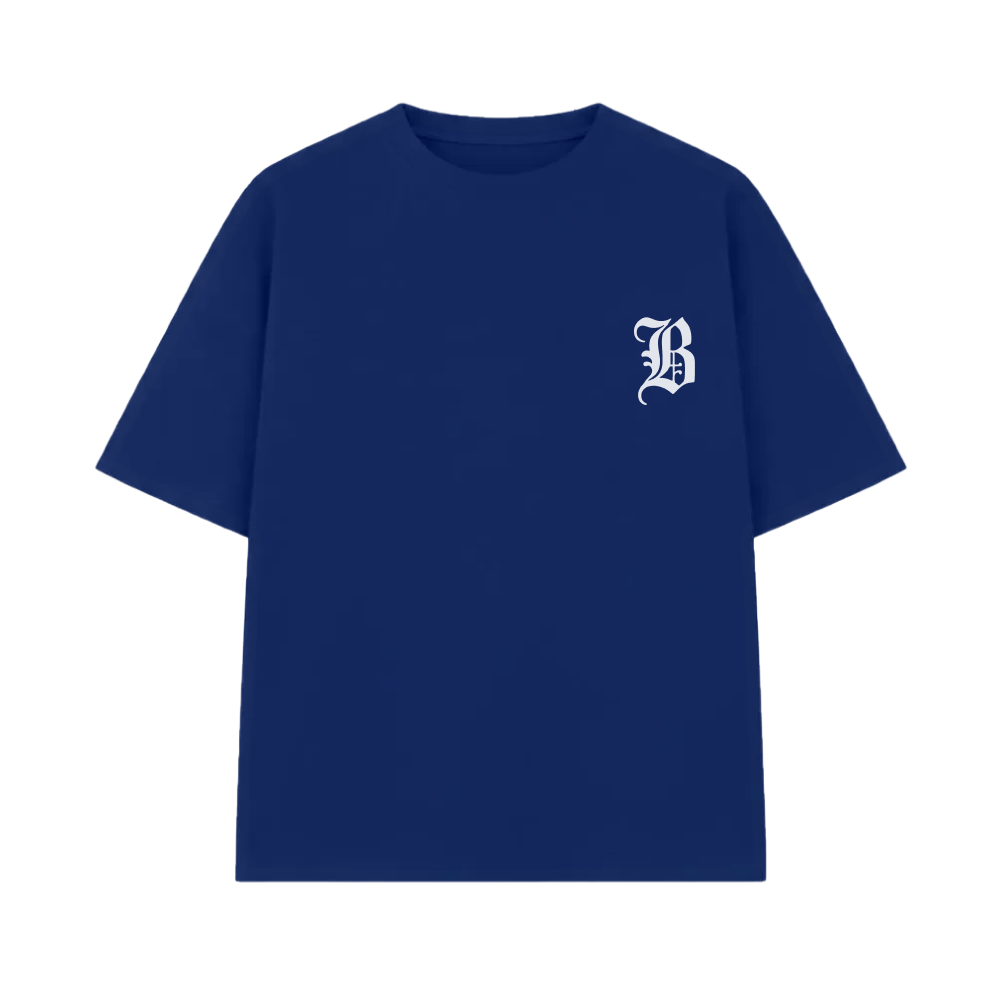 Amex Rolex Relax Blue Oversized T-shirt