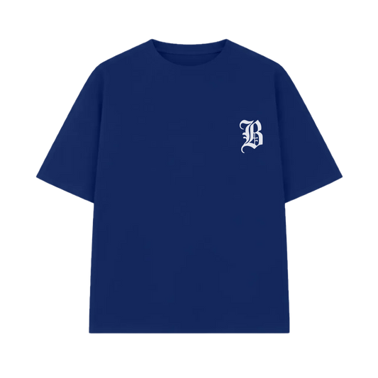 Amex Rolex Relax Blue Oversized T-shirt