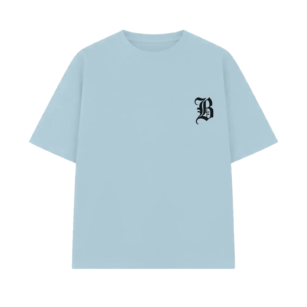 Amex Rolex Relax Ice Blue Oversized T-shirt