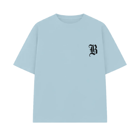 Amex Rolex Relax Ice Blue Oversized T-shirt