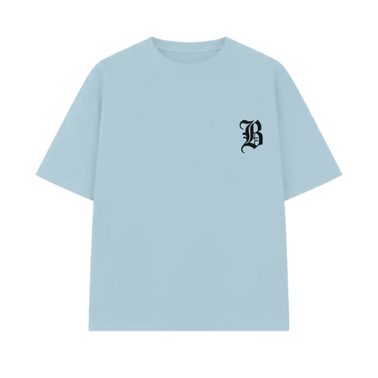Amex Rolex Relax Ice Blue Oversized T-Shirt