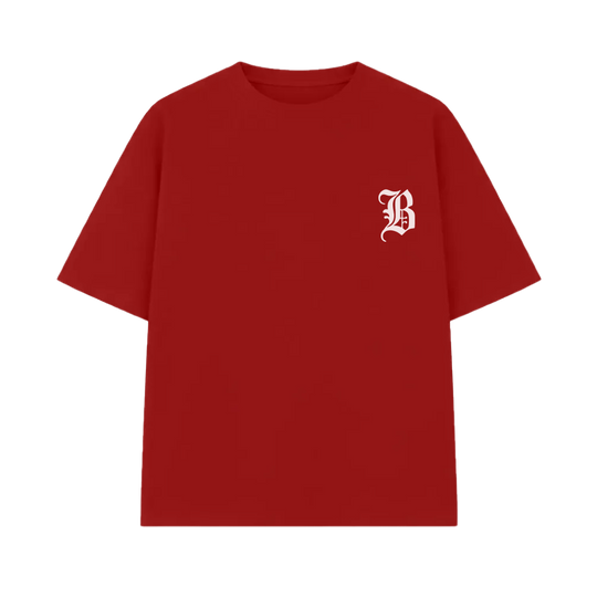 Amex Rolex Relax Red Oversized T-Shirt