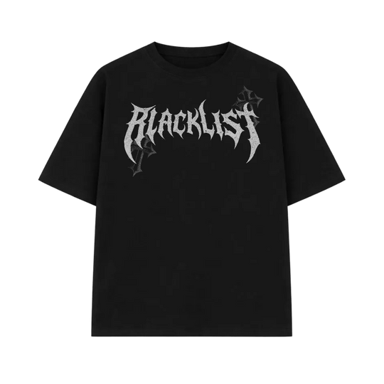 Blacklist “god Be the Glory” Oversized Black Tee