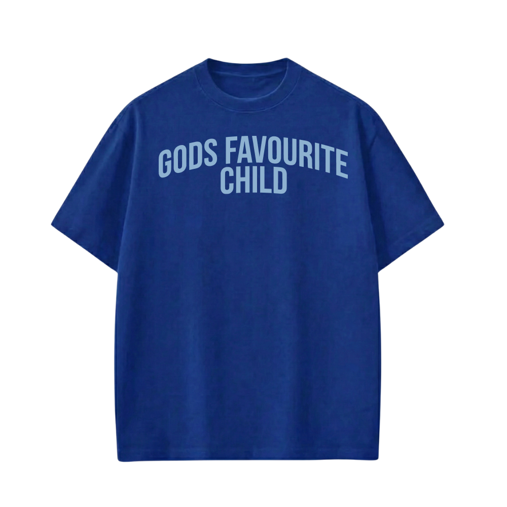 Gods Favourite Child Blue T-shirt