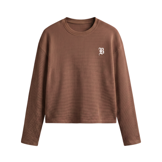 Blacklist Archive Edition Waffle T-shirt Brown