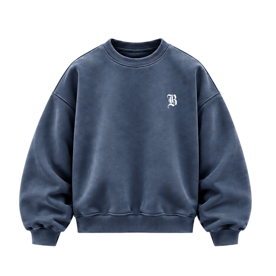 Blacklist Bad Habits Sweatshirt Stone Wash