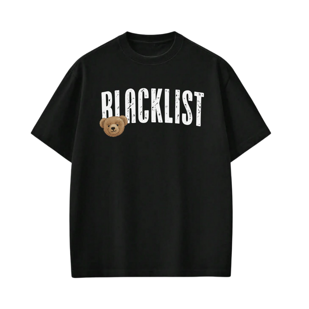 Blacklist Bear Black T-shirt