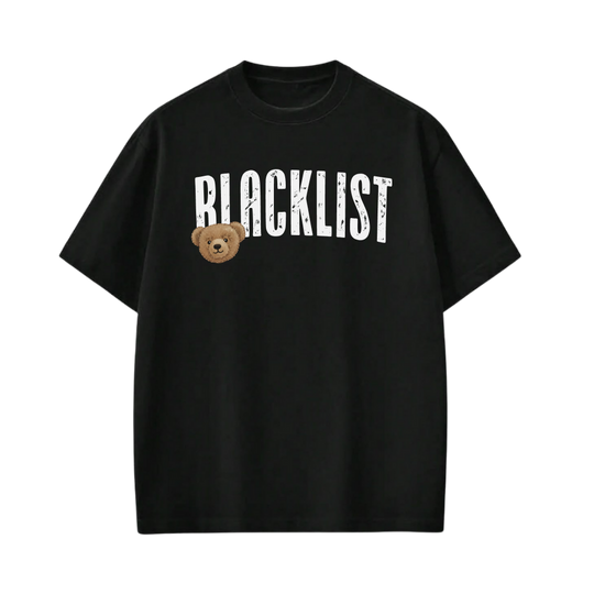 Blacklist Bear Black T-Shirt