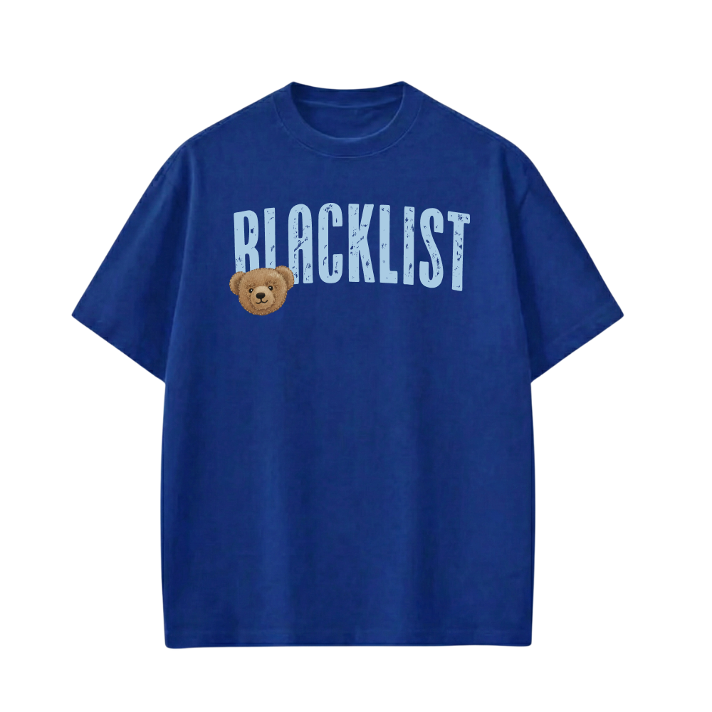 Blacklist Bear Blue T-shirt