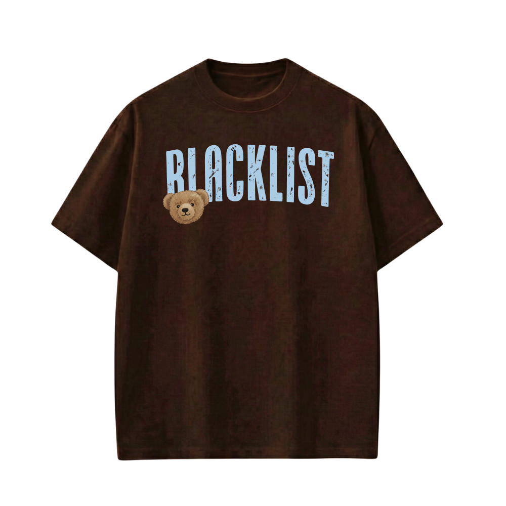 Blacklist Bear Blue T-shirt