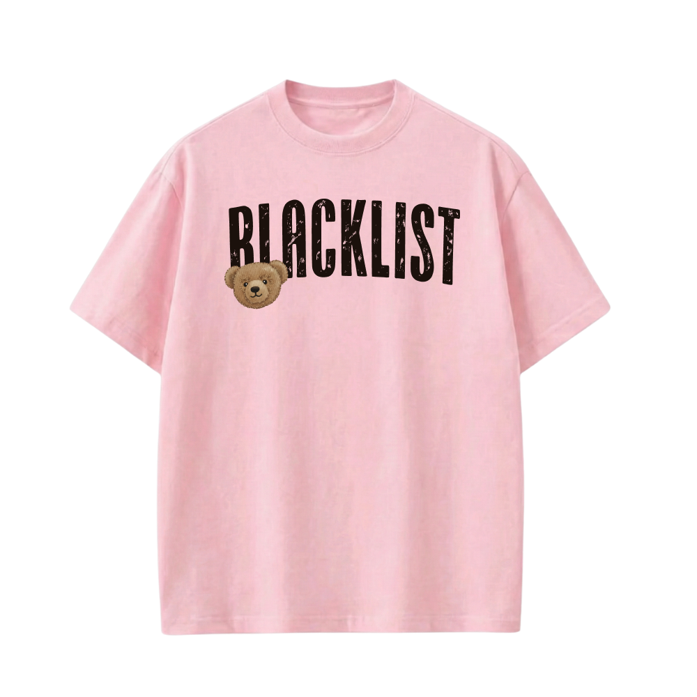 Blacklist Bear Pink T-shirt