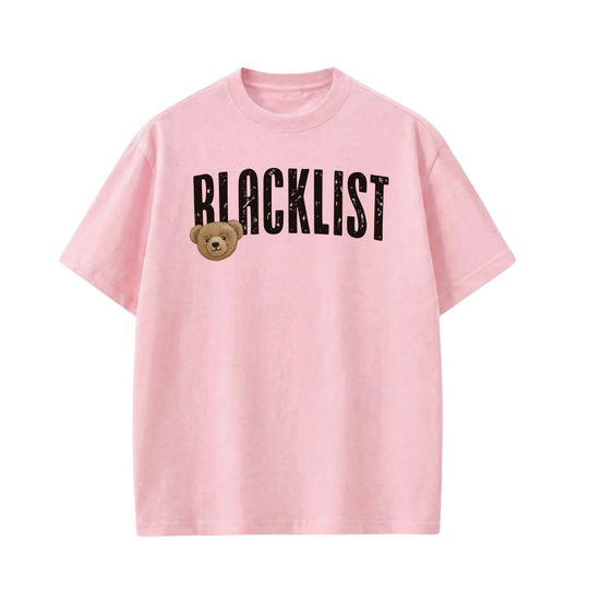 Blacklist Bear Pink T-Shirt