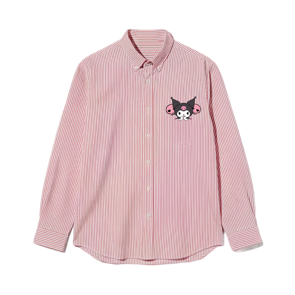 Blacklist Brat Mode Stripe Shirt – Pink