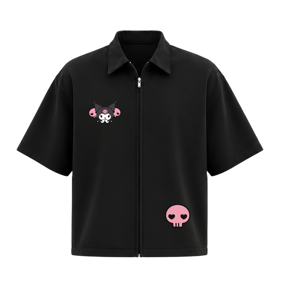 Blacklist  Capital Club Zipper Shirt Black