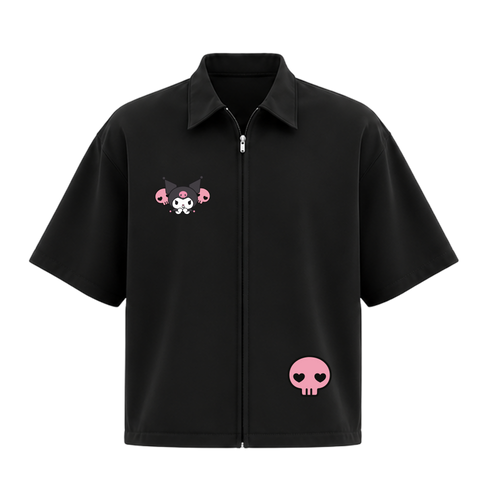 Blacklist  Capital Club Zipper Shirt Black