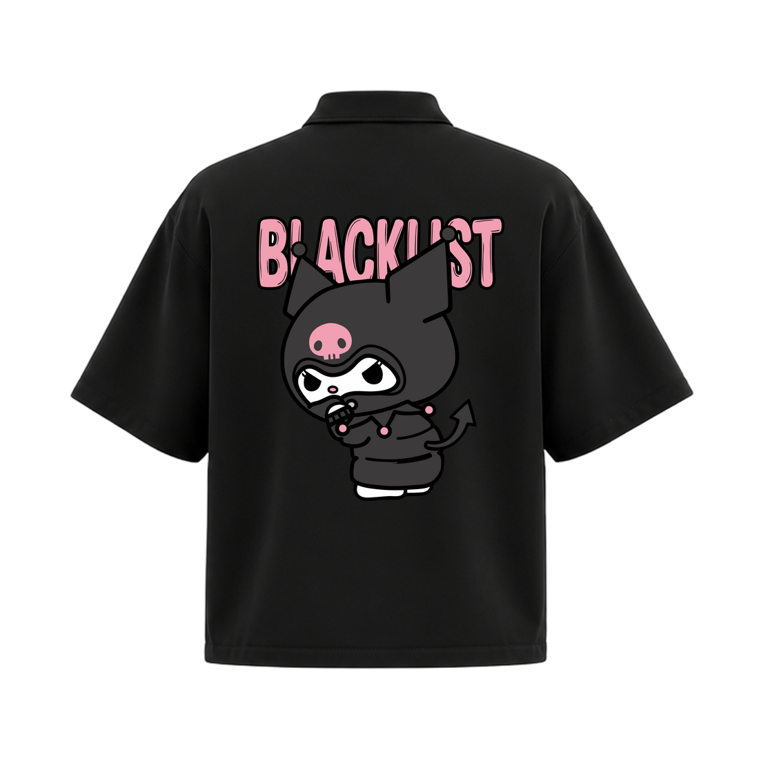 Blacklist  Capital Club Zipper Shirt Black