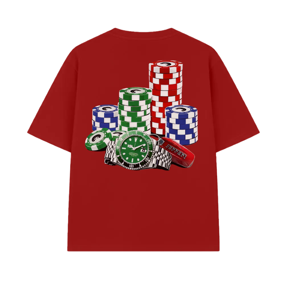Blacklist Casino Royale Ferrari Edition Red Statement T-shirt