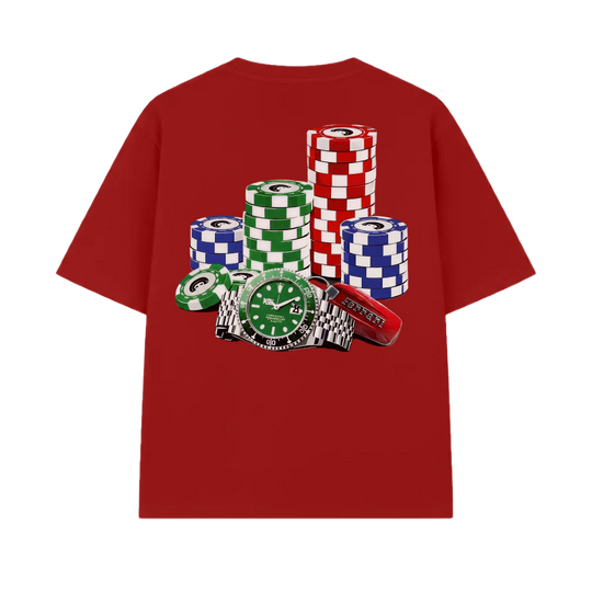Blacklist Casino Royale Ferrari Edition Red Statement T-Shirt