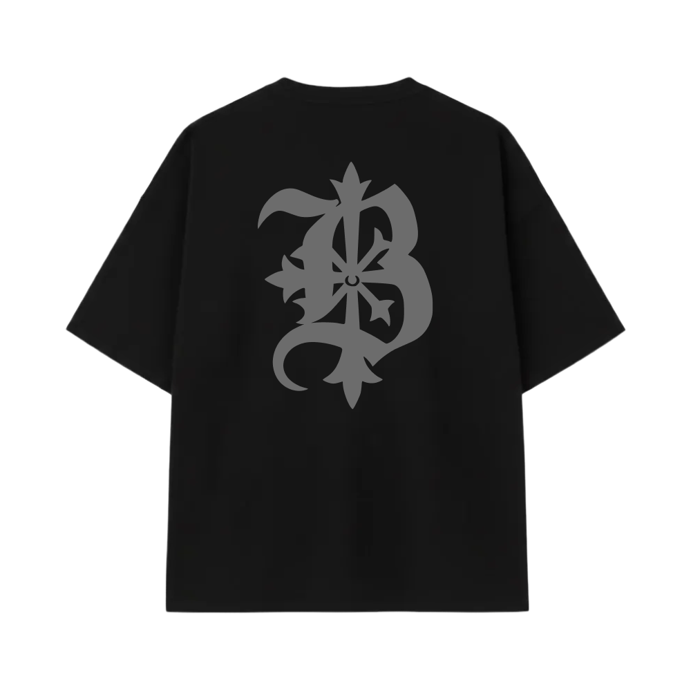 Blacklist Classic Mark Print Tee – Blackout