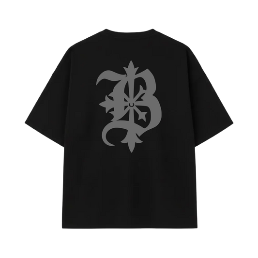 Blacklist Classic Mark Print Tee – Blackout