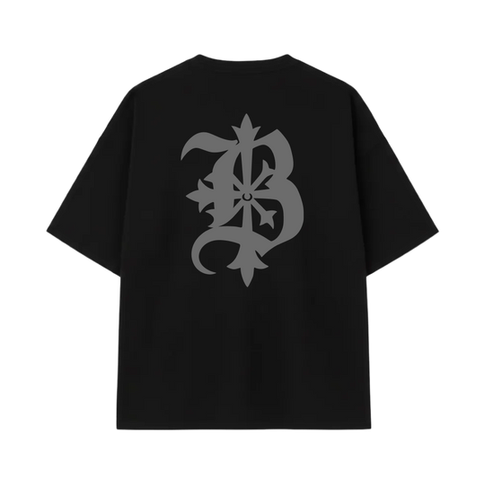 Blacklist Classic Mark Print Tee – Blackout