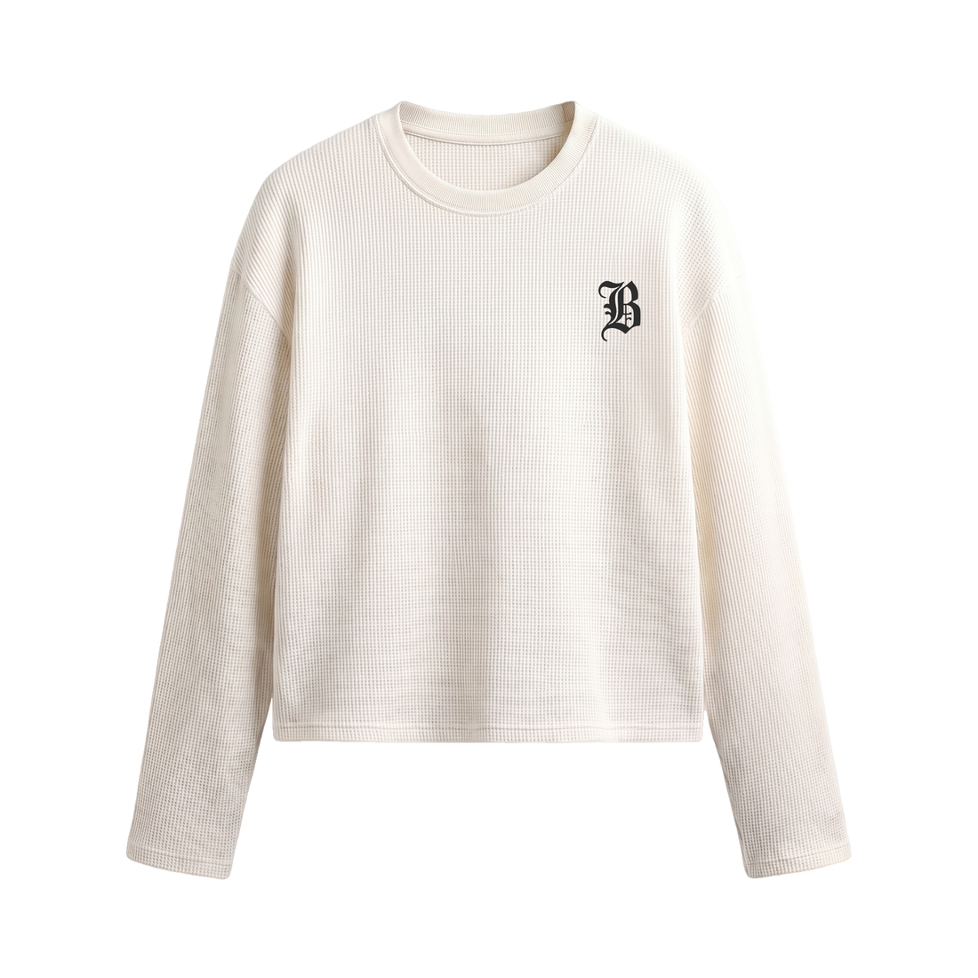 Blacklist Classic Minimal Waffle T-shirt Off White