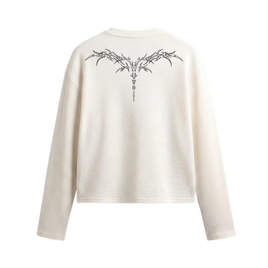 Blacklist Classic Noir Waffle T-Shirt Off White