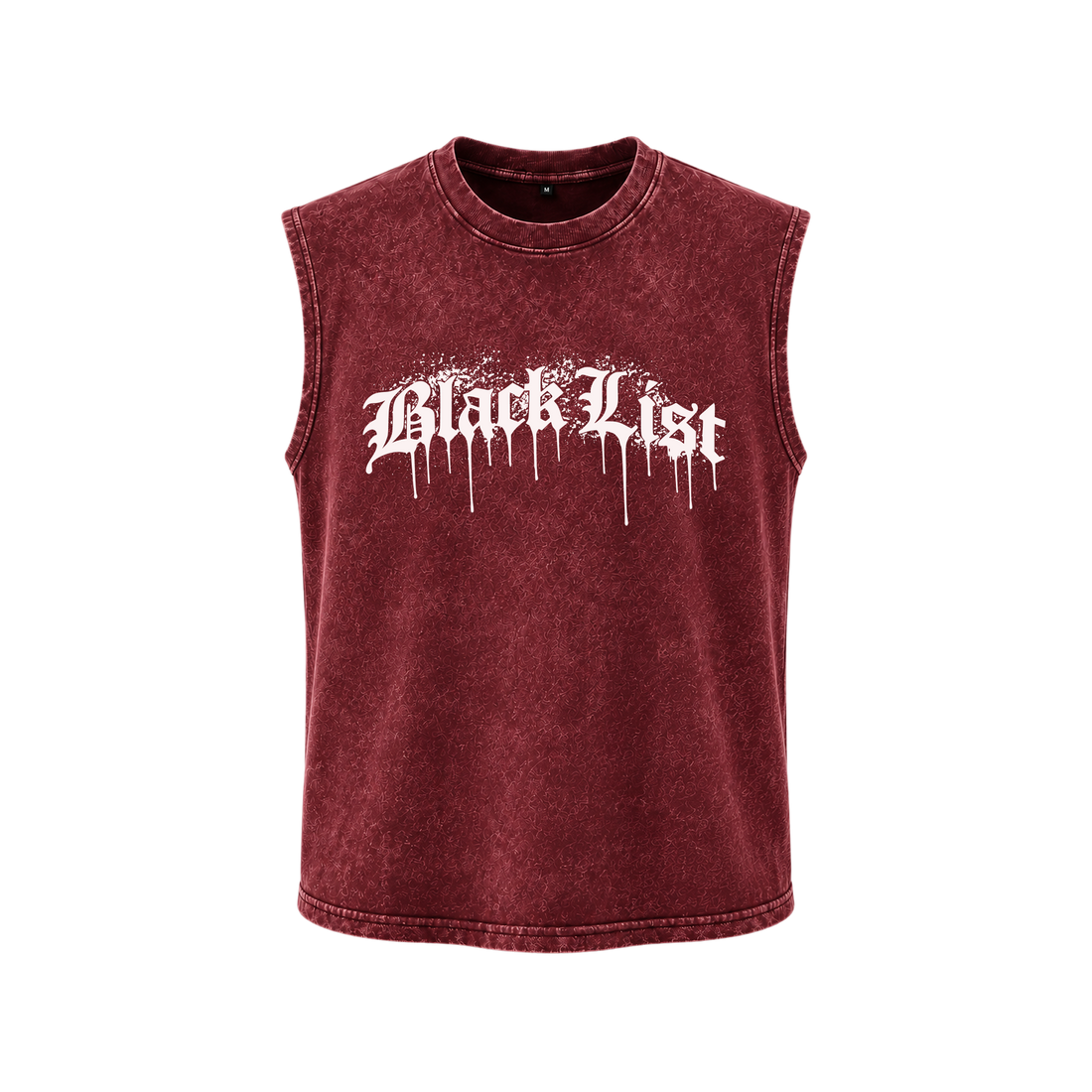 Blacklist Crimson Fade Tank Maroon