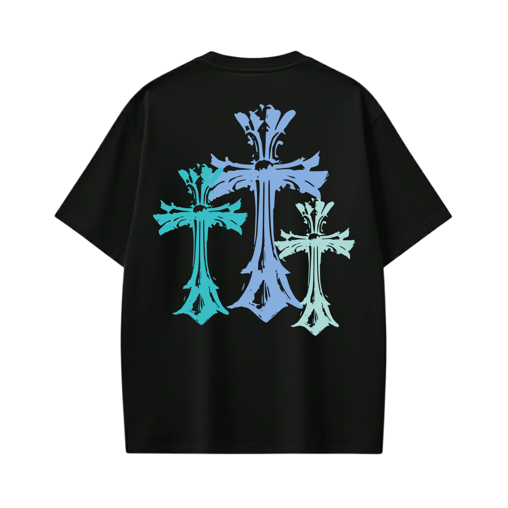 Blacklist Crosses Black T-shirt