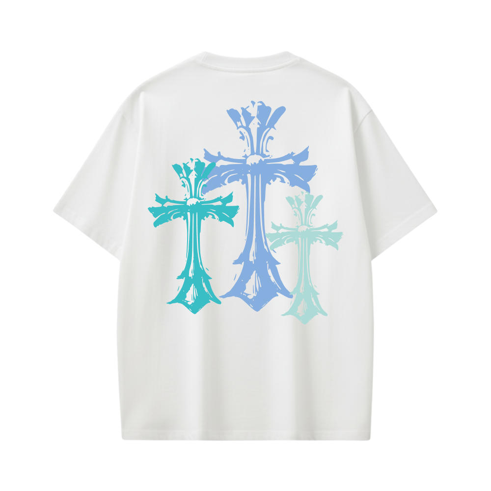 Blacklist Crosses White T-shirt