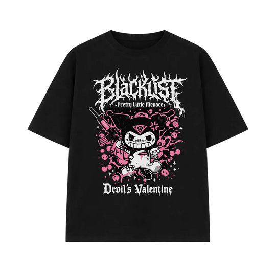 Blacklist Devil’s Valentine Tee – Black