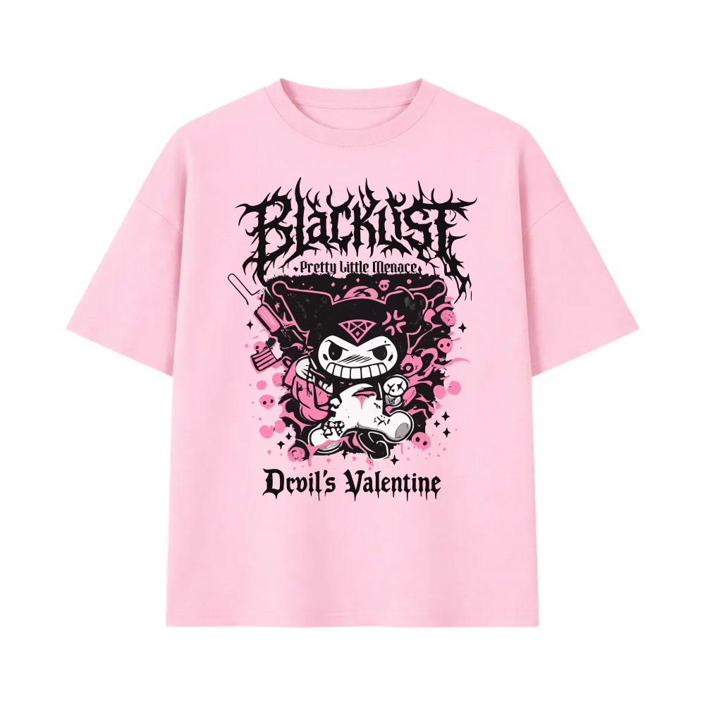 Blacklist Devil’s Valentine Tee – Pink