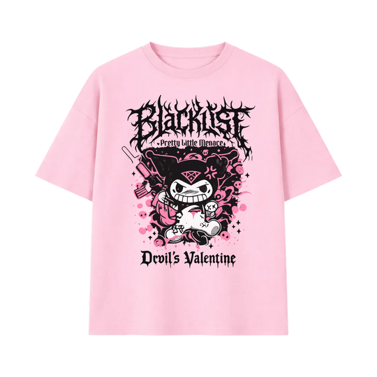 Blacklist Devil’s Valentine Tee – Pink