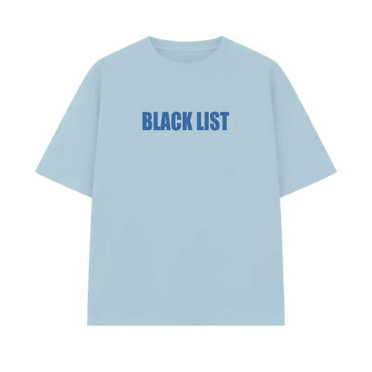 Blacklist Drip Azure Oversized T-shirt