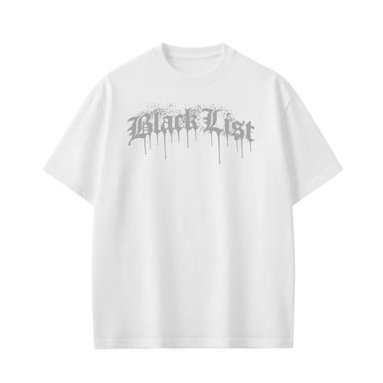 Blacklist Drip White 2.0 Black T-Shirt