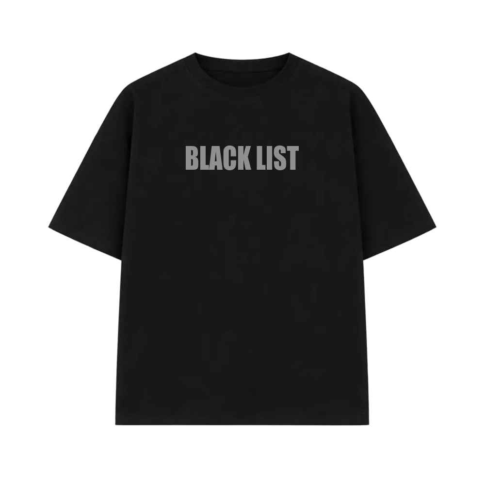 Blacklist Drip Grey Oversized T-Shirt