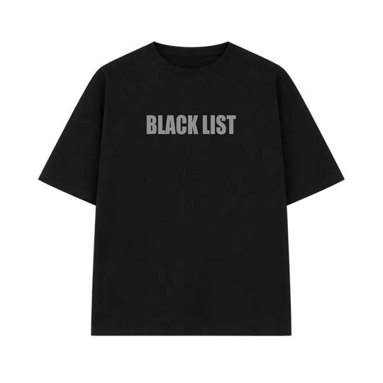 Blacklist Drip Grey Oversized T-Shirt