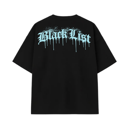 Blacklist Drip Ice Blue Oversized T-shirt