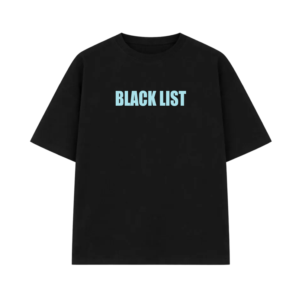 Blacklist Drip Ice Blue Oversized T-shirt