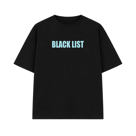 Blacklist Drip Ice Blue Oversized T-Shirt