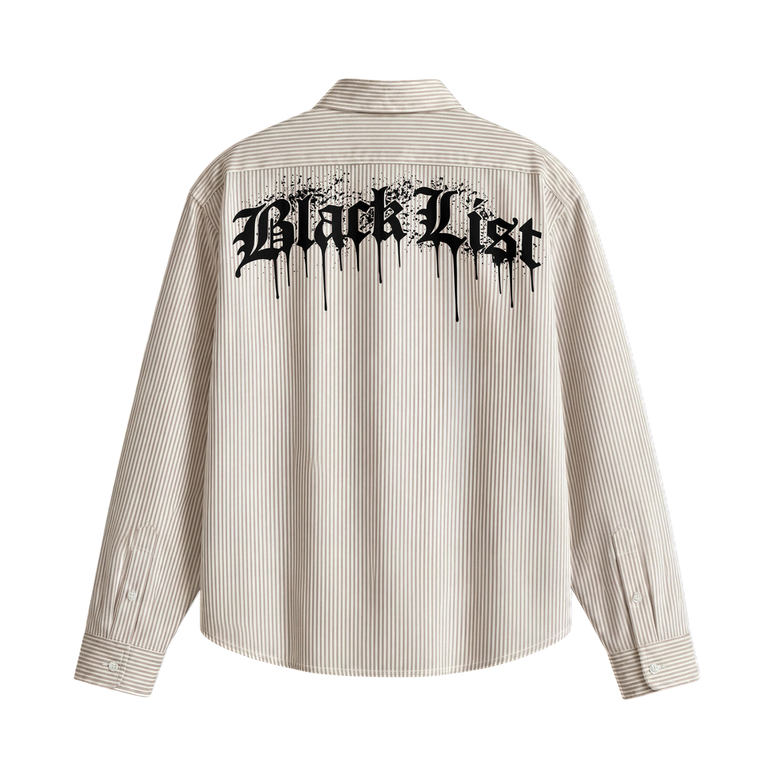 Blacklist Essential Beige Stripe Shirt