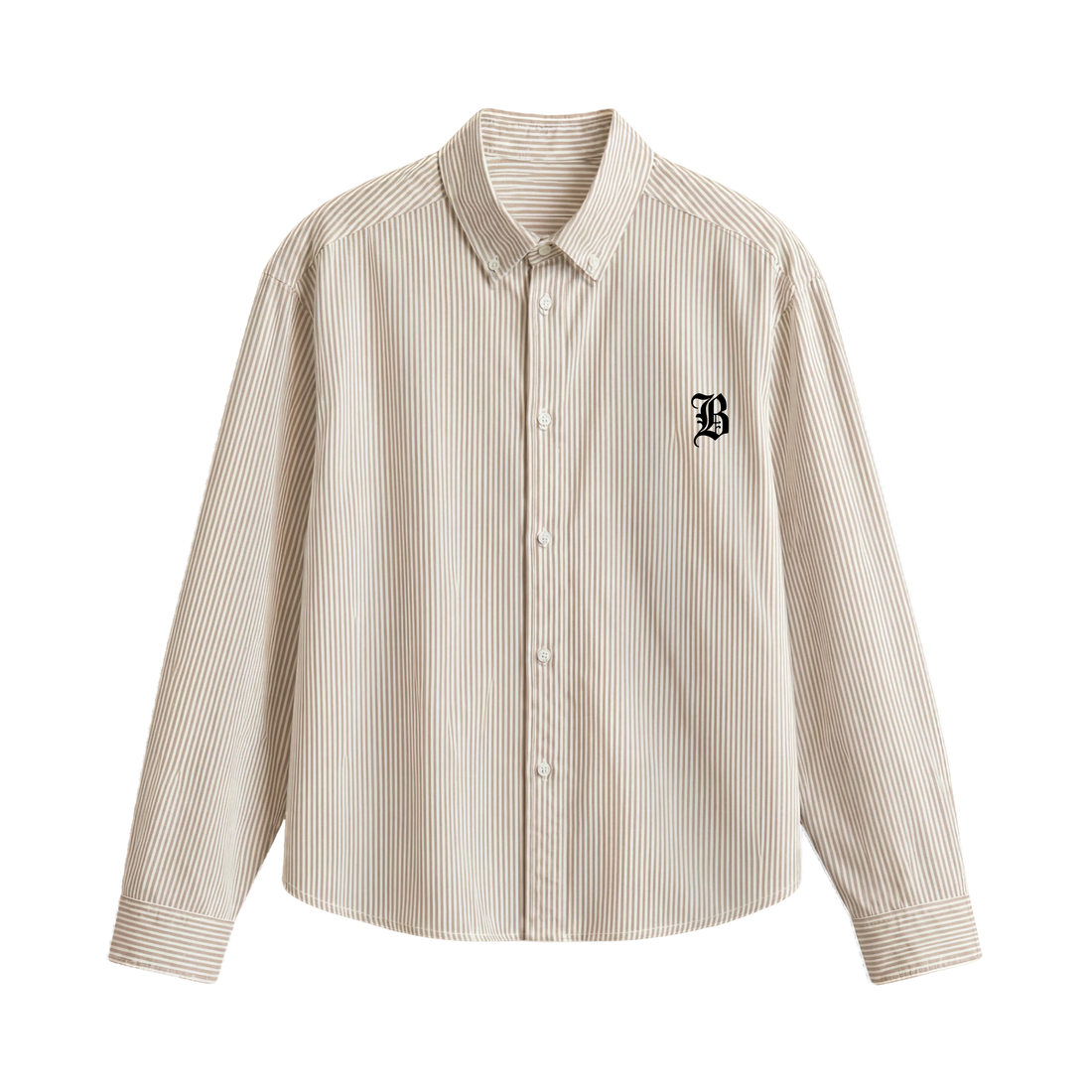 Blacklist Essential Beige Stripe Shirt