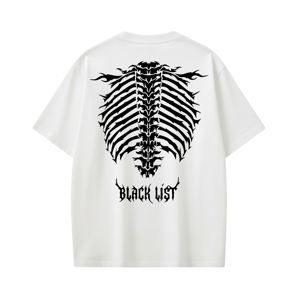 Blacklist Essential Skeleton White T-shirt