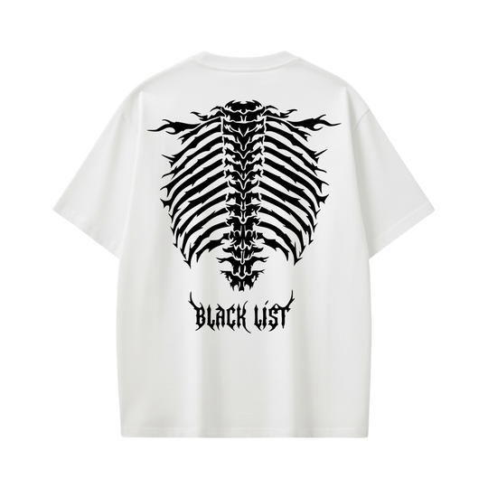 Blacklist Essential Skeleton White T-Shirt