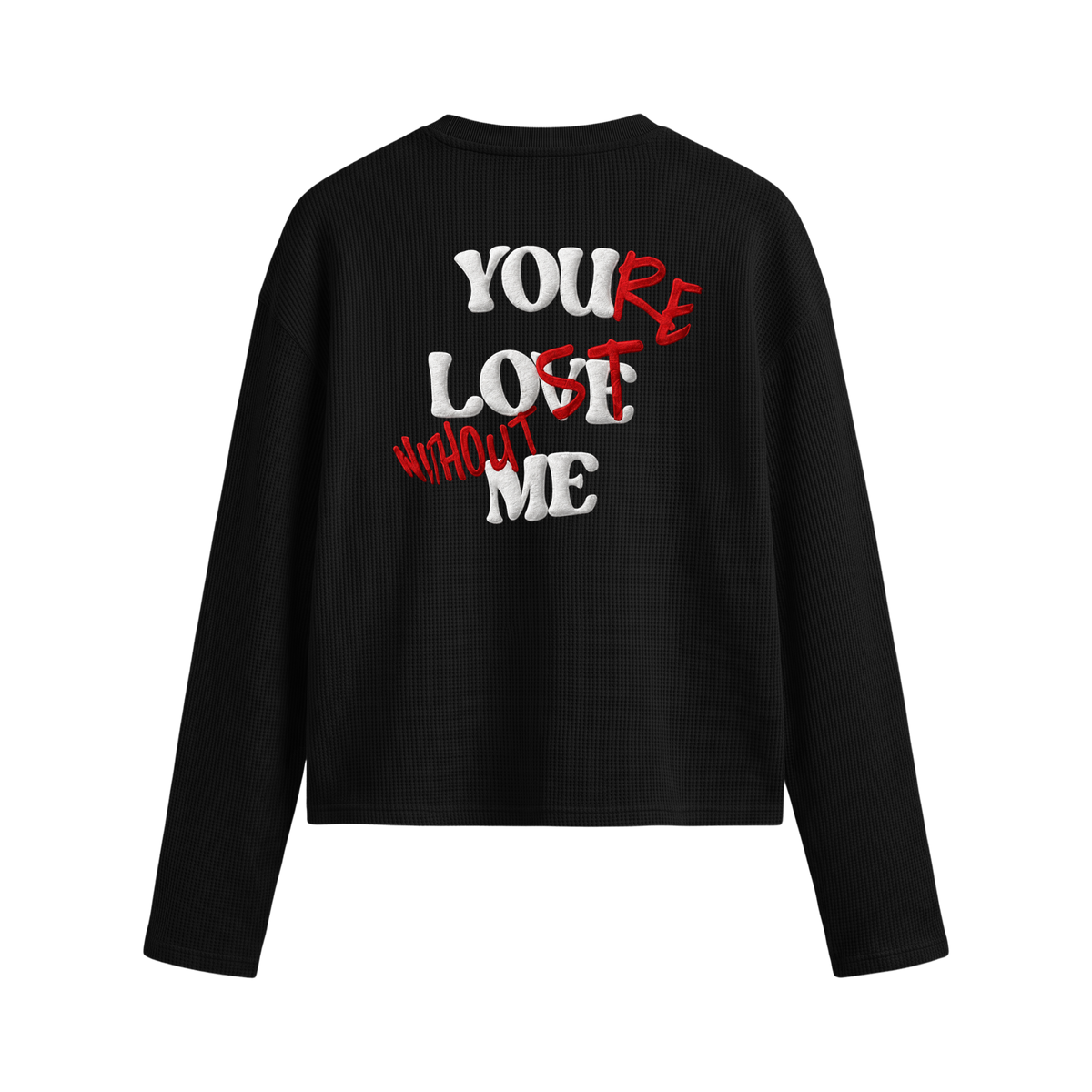 Blacklist First Crush Waffle T-shirt Black