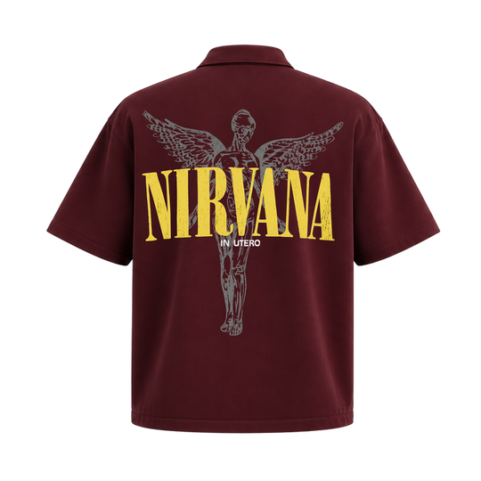 Blacklist  Holy Empire Zipper Shirt Maroon