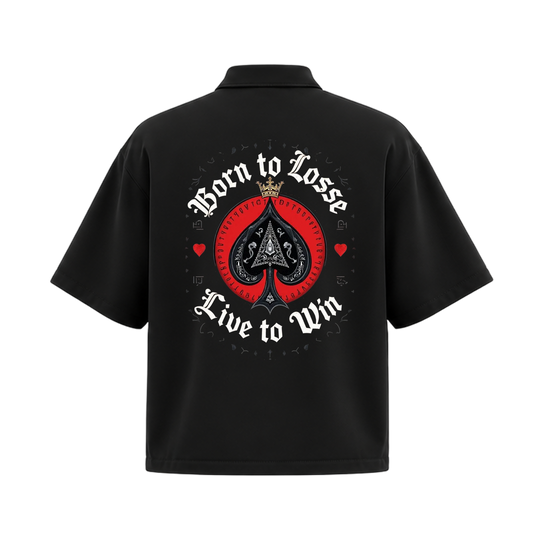 Blacklist Hustle Mode Zipper Shirt Black