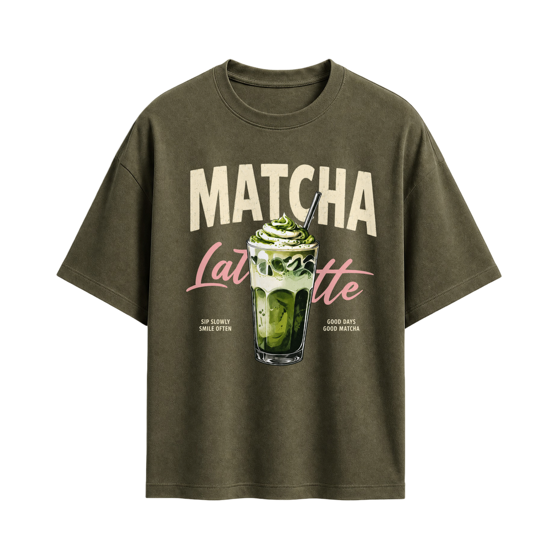 Blacklist Latte Lover Olive T-shirt